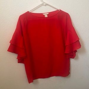 Red blouse